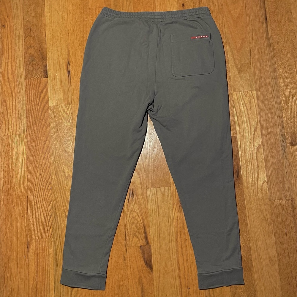Prada Gray Men's Jogger Sweatpants